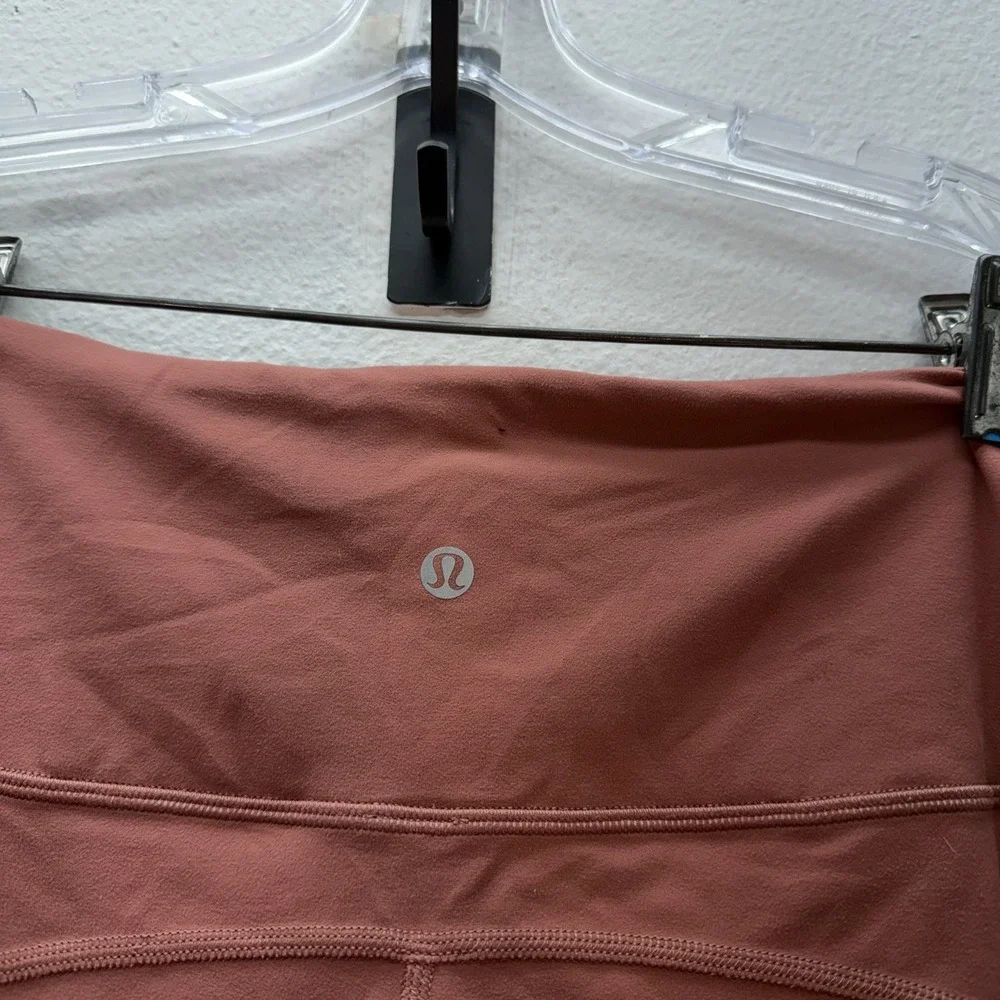 Lululemon Groove Pant Flare Super High Rise Yoga Leggings Pink‎ Size 8 Womens